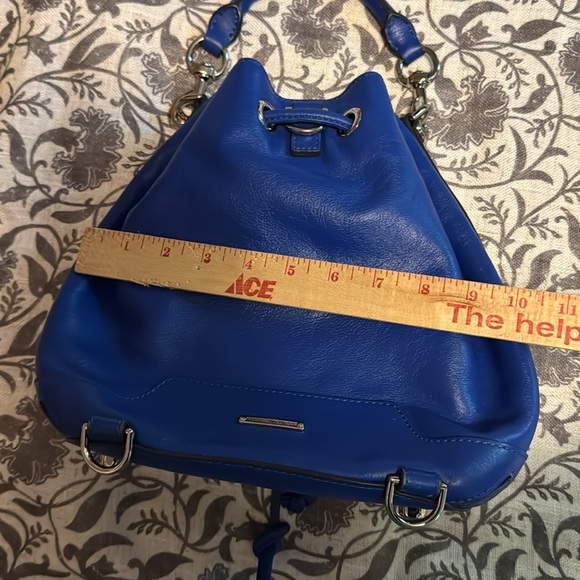Rebecca Minkoff Blue Leather Backpack/HandBag - Picture 7 of 10